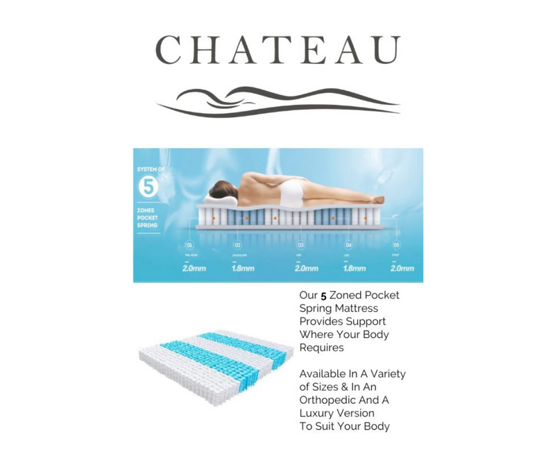 Chateau 6ft Superking 5 Zone Comfort Mattress