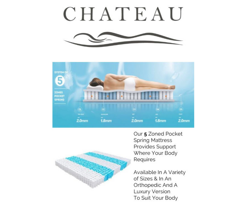 Chateau 5ft Kingsize 5 Zone Ortho Mattress