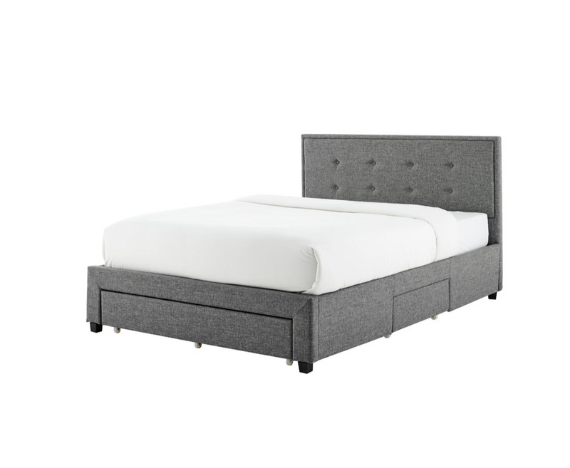 Freya 4ft6 Double Bed Frame - Grey