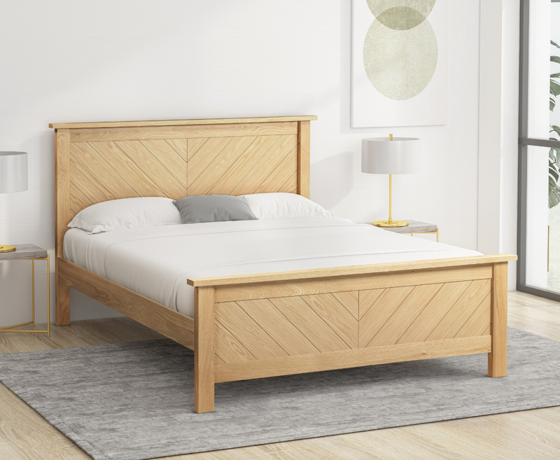 Kenji 5ft Kingsize Bed Frame - Oak