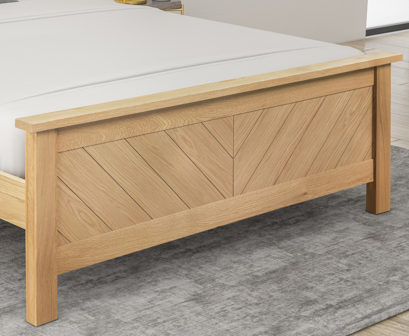 Kenji 5ft Kingsize Bed Frame - Oak