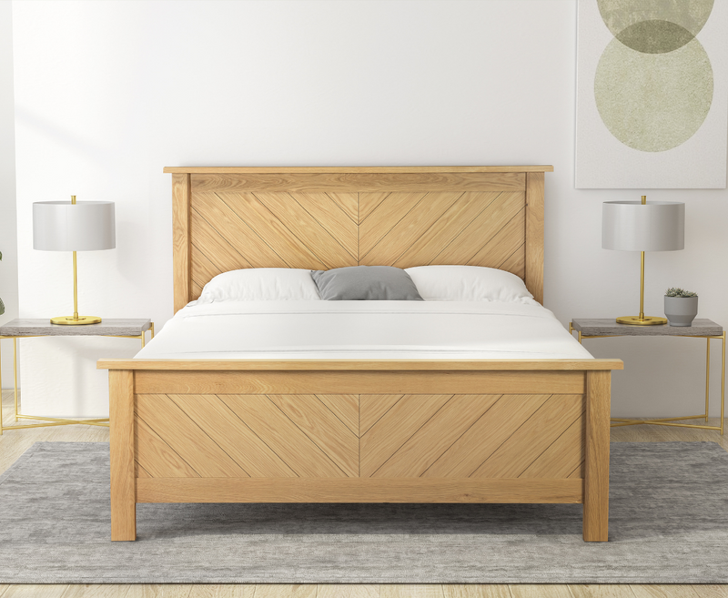 Kenji 6ft Superking Bed Frame - Oak