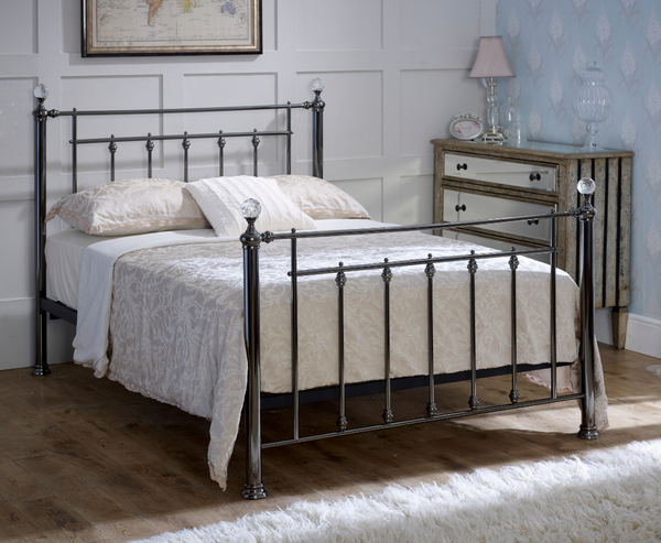 Leo Metal 4ft6 Double Bed Frame