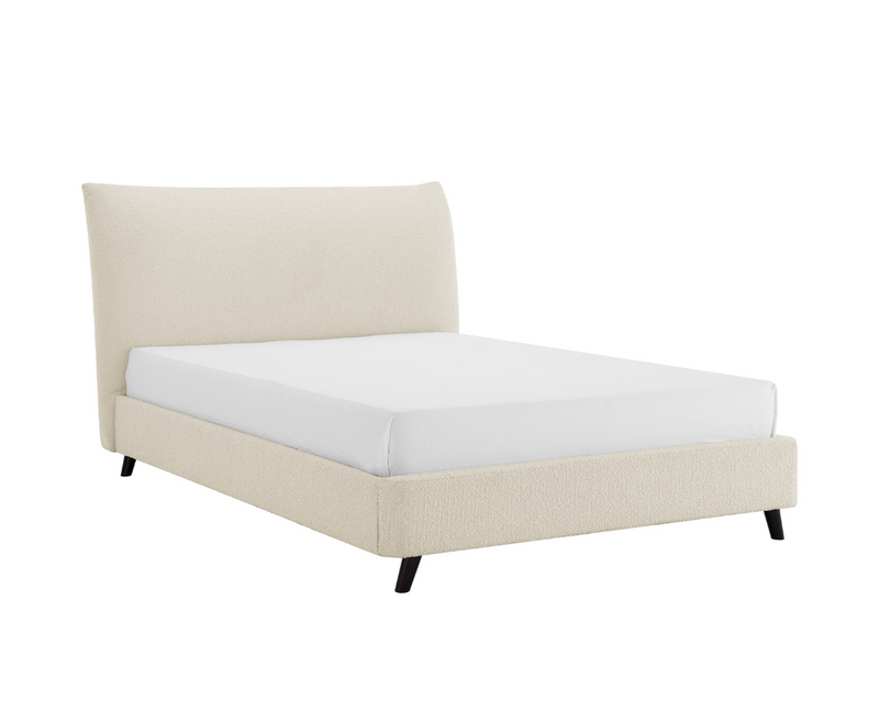 Luna Pillow 4ft6 Double Bed Frame - Ivory