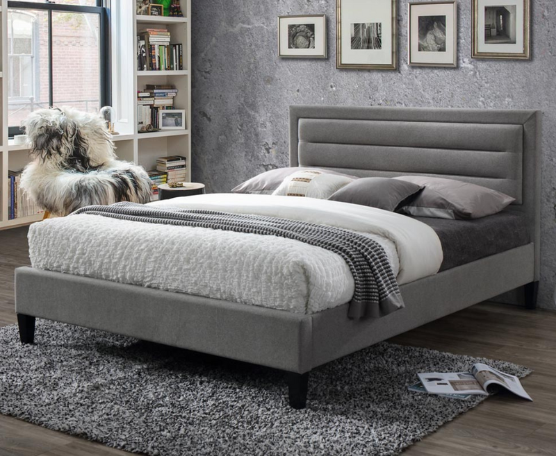 Penny 4ft6 Double Bed Frame - Grey