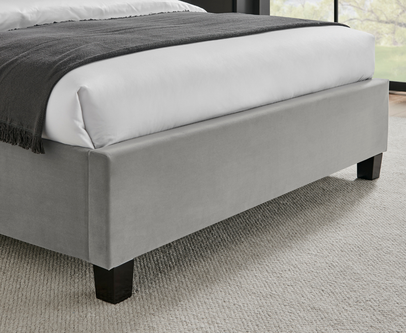 Polaris 5ft Kingsize Bed Frame - Silver