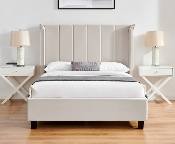 Polaris 5ft Kingsize Bed Frame - Beige