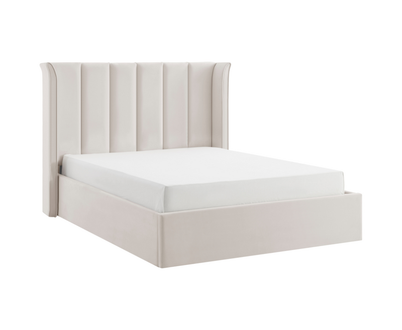 Polaris 4ft6 Double Ottoman Bed Frame - Beige