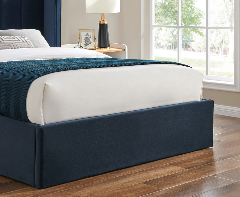 Polaris 5ft Kingsize Ottoman Bed Frame - Navy