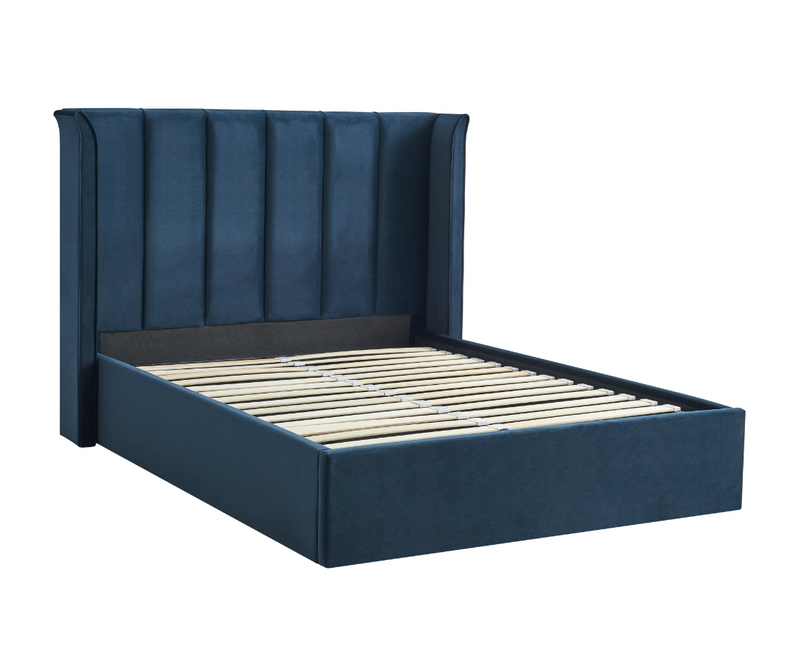 Polaris 5ft Kingsize Ottoman Bed Frame - Navy