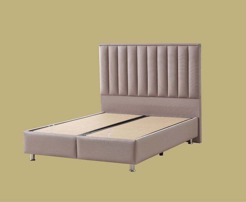 Radisson 5ft Kingsize Storage Ottoman Bed Frame - Creme