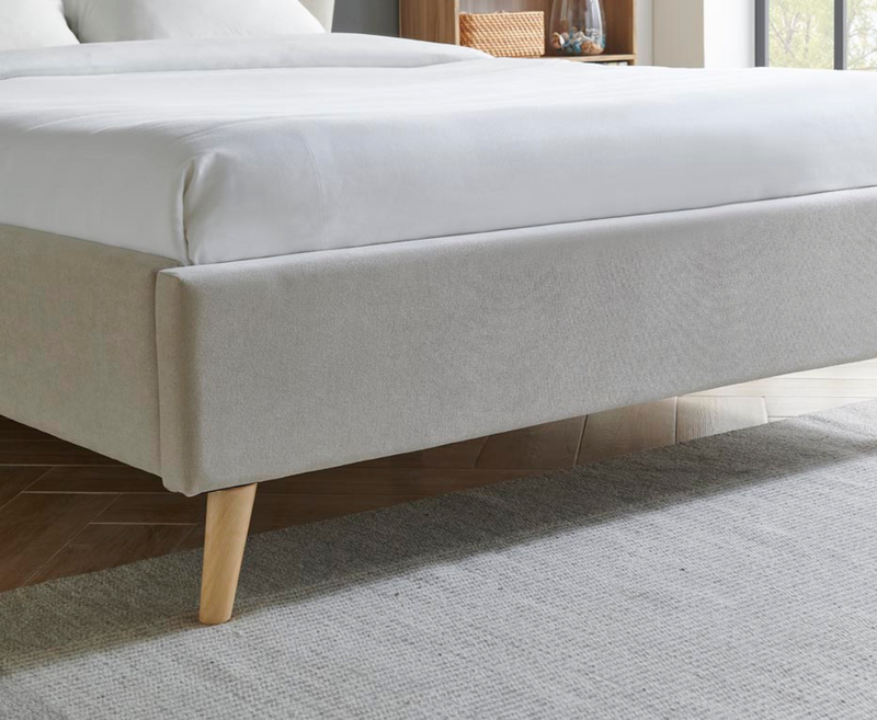 Sparo 5ft Kingsize Bed Frame - Cream