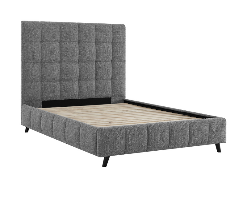 Starla 4ft6 Double Bed Frame - Dove Grey
