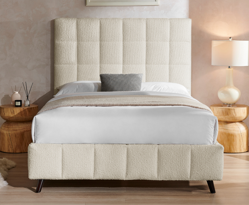 Starla 5ft Kingsize Bed Frame - Ivory