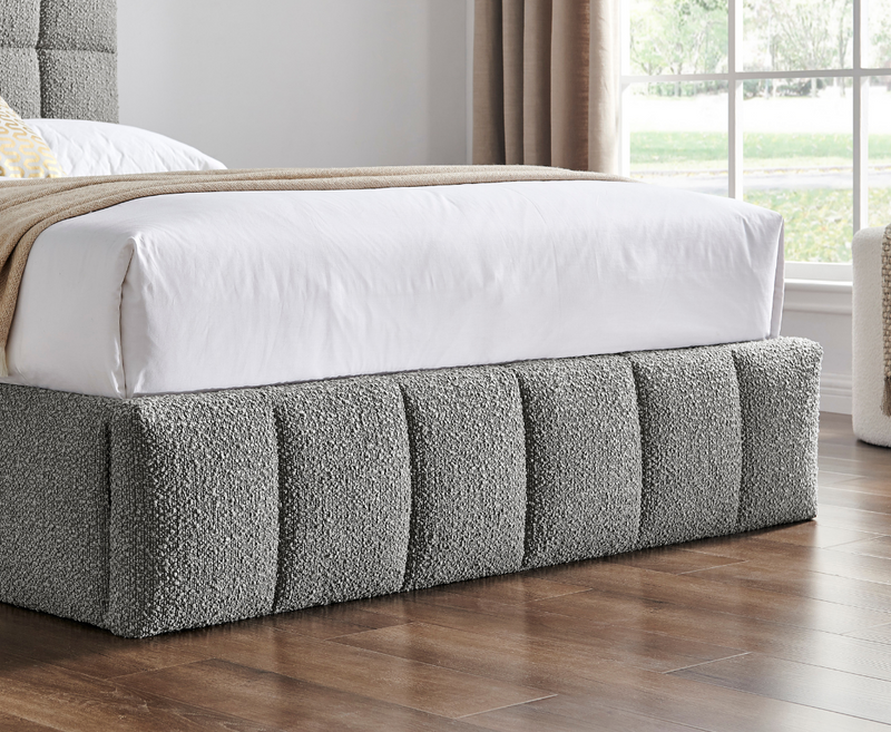 Starla 4ft6 Double Ottoman Bed Frame - Dove Grey