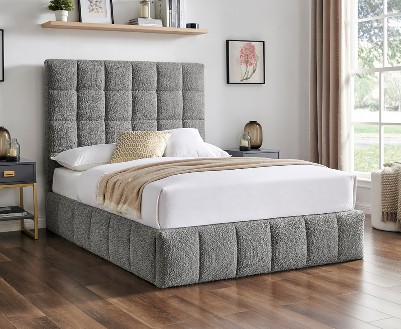 Starla 4ft6 Double Ottoman Bed Frame - Dove Grey