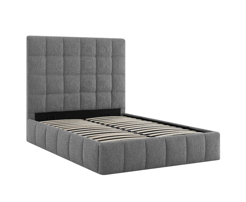 Starla 4ft6 Double Ottoman Bed Frame - Dove Grey