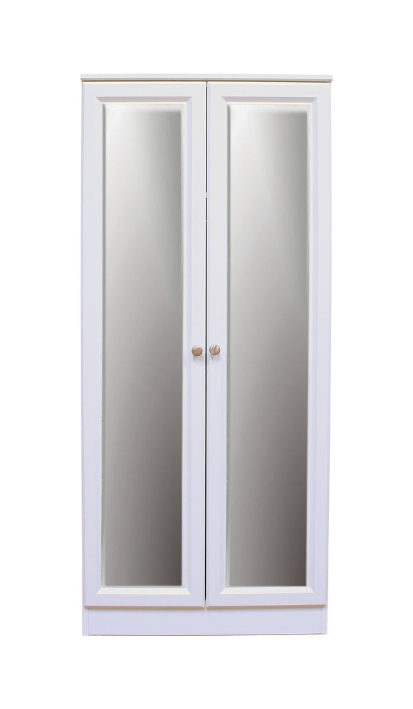 Avoca 2 Door Hanging + Mirrors Combi Robe