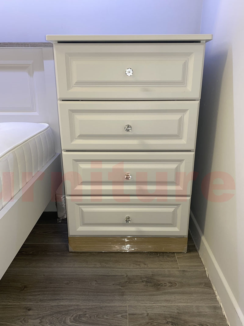 Greystones 4 Drawer Narrow Chest (635mm wide)