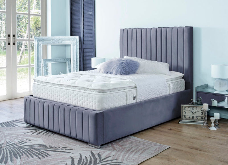 Turin 3ft Single Bed Frame- Naples Grey