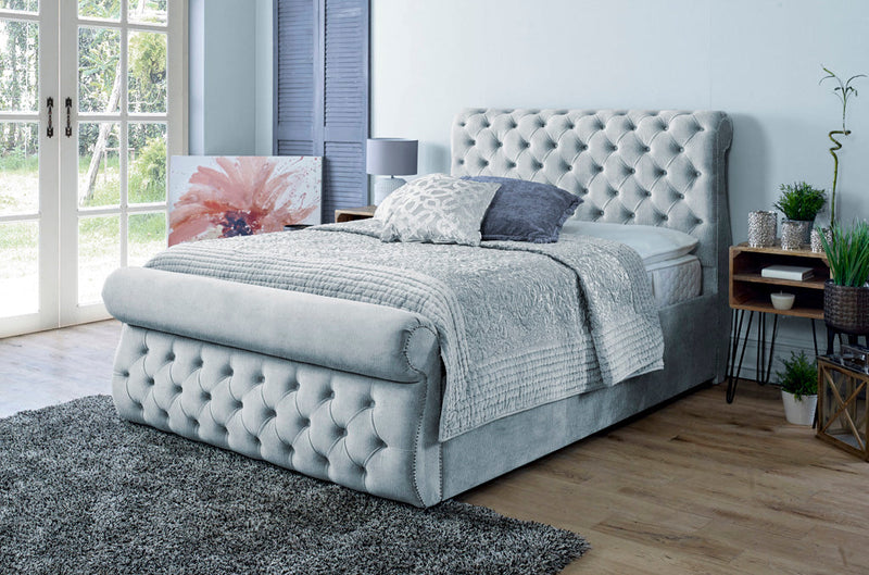 Alicante 5ft Kingsize Bed Frame- Naples Grey