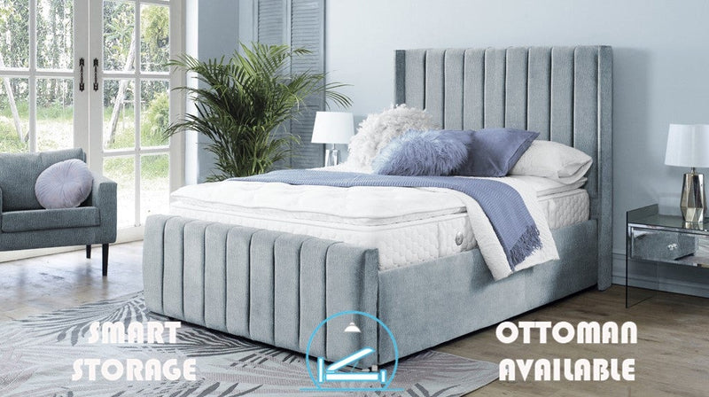 Topaz 6ft Superking Bed Frame- Naples Grey