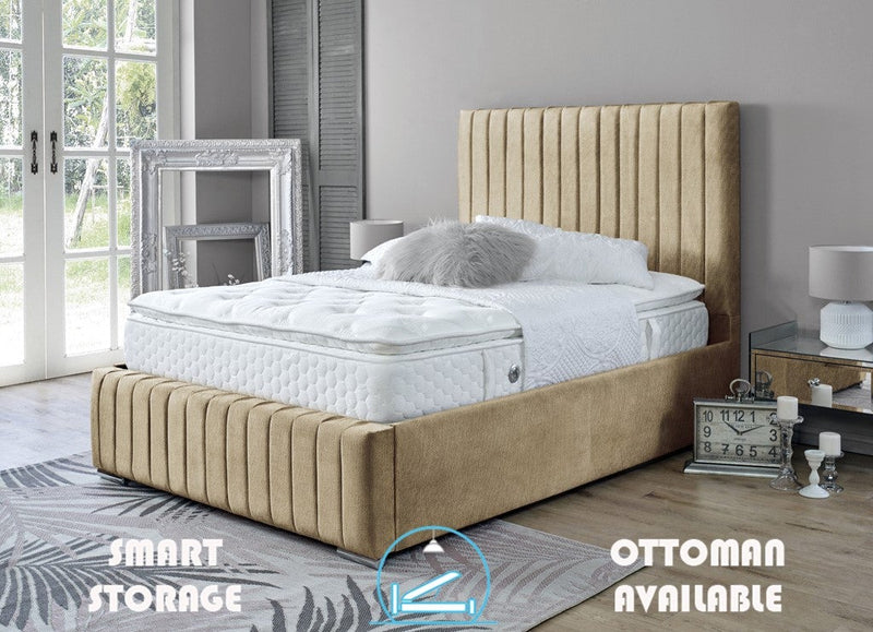 Turin 3ft Single Bed Frame- Naples Sand