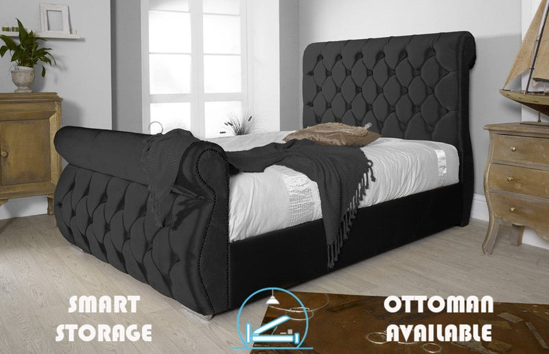 Chester 5ft Bed Frame- Naples Black