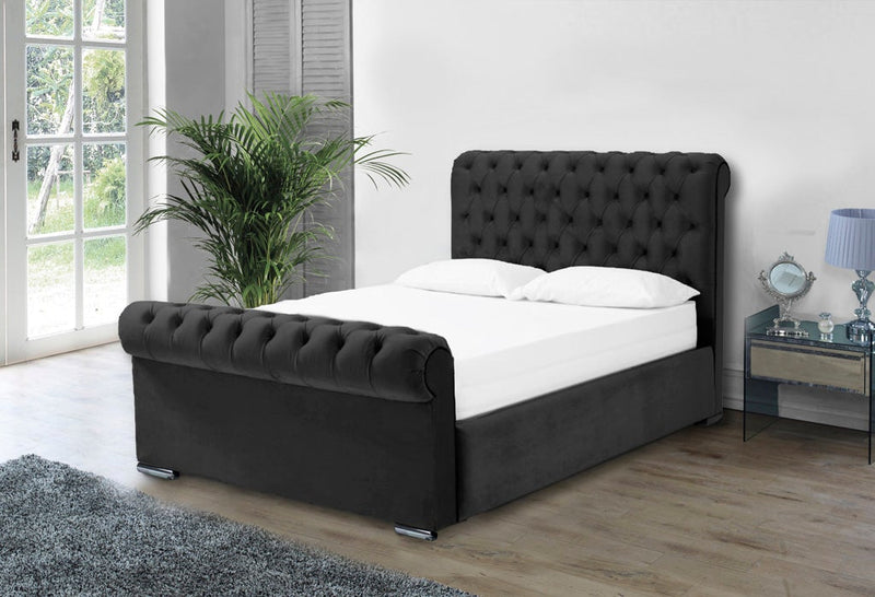 Benito 5ft Kingsize Bed Frame- Naples Grey