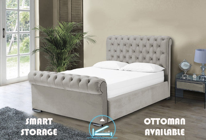 Benito 4ft Ottoman Bed Frame- Naples Sand