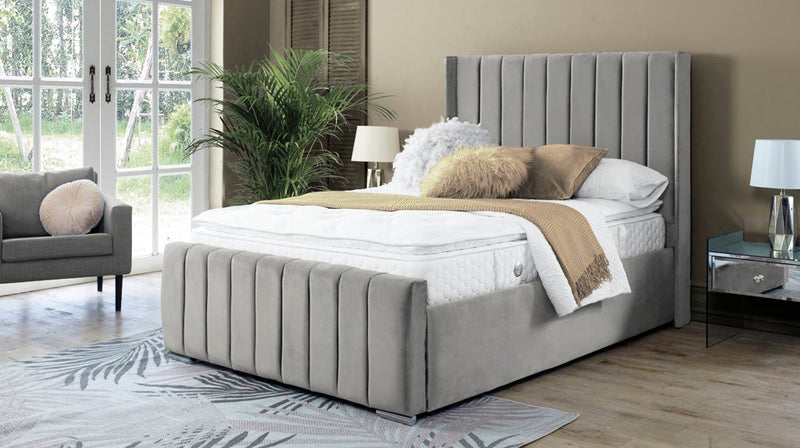 Topaz 6ft Superking Bed Frame- Naples Grey