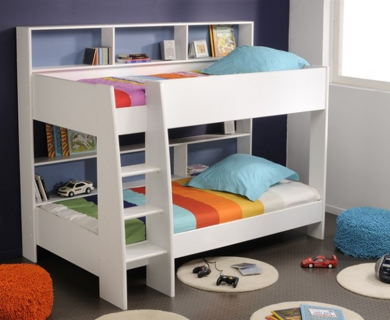 Aslan Bunk Bed - Blue and Pink Panels