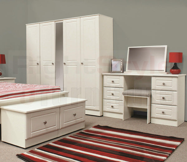 Boyne 1 Door Robe with Mirror + 2 Drawers