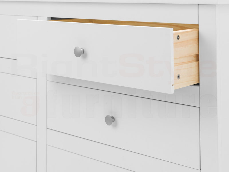 Bradley 6 Drawer Chest - Surf White