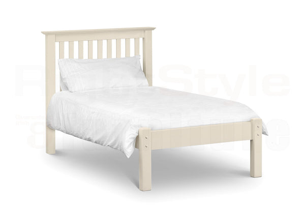 Cortez Bed Lfe White 90Cm