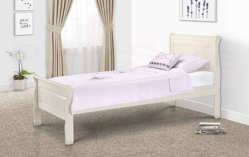 Emelia Sleigh Bed 90Cm