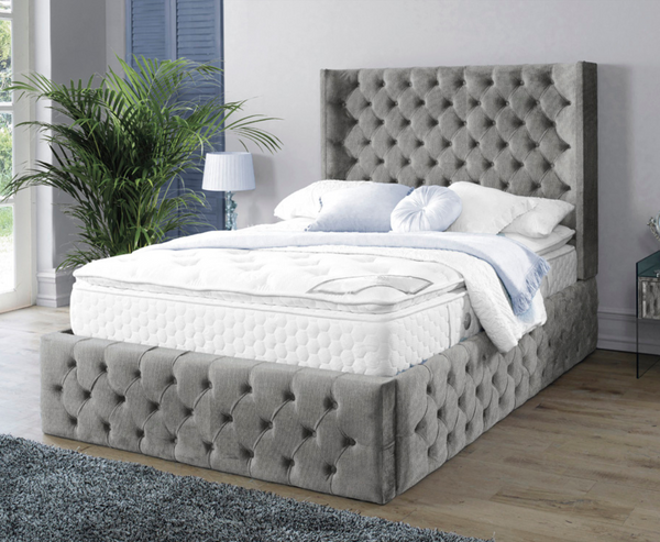 Harlow 3ft Single Bed Frame - Naples Grey