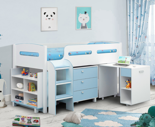 Janus Cabin Bed - Sky Blue