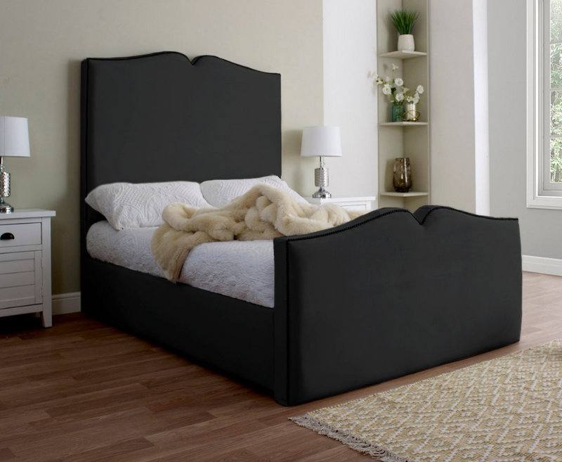 Love Heart 3ft Single Bed Frame - Naples Sand