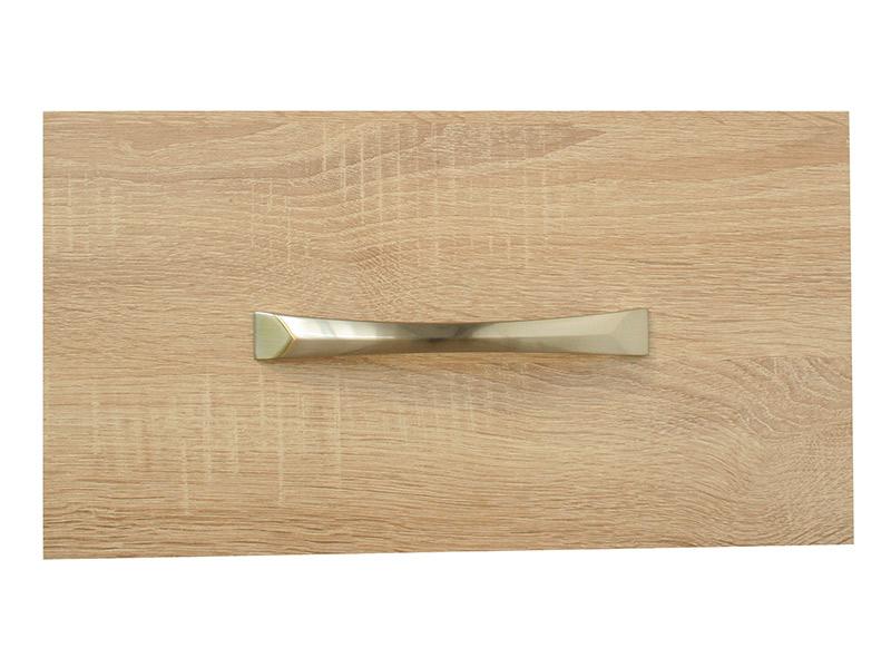 Lungo Mid Oak Small Fixed Mirror