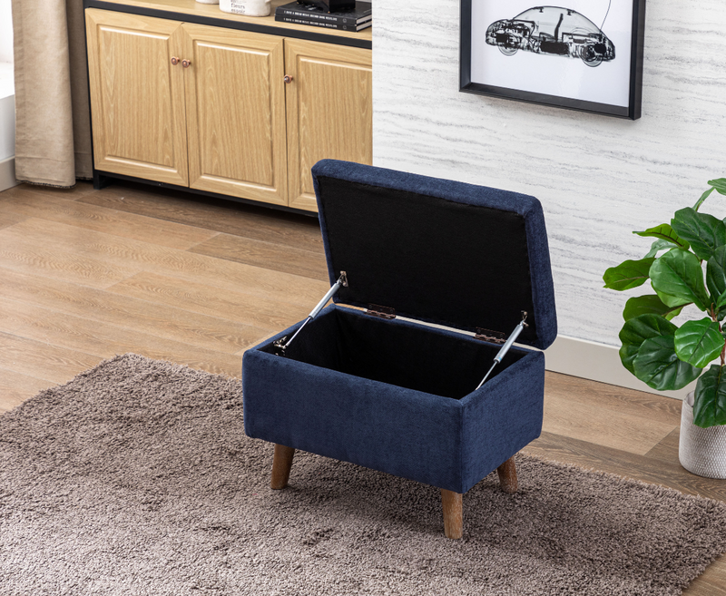 Nina Ottoman Footstool - 3 Colours