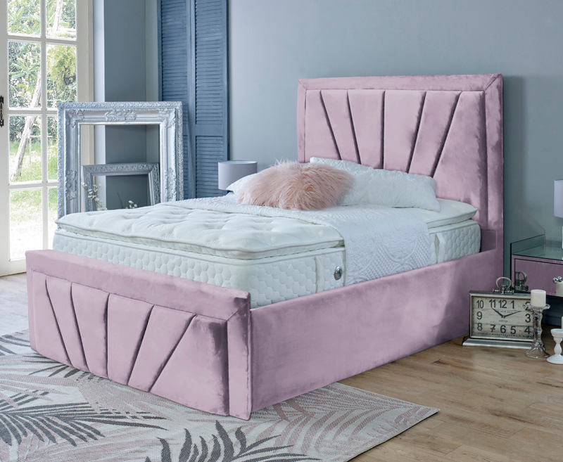 Starry 4ft6 Double Bed Frame - Naples Grey