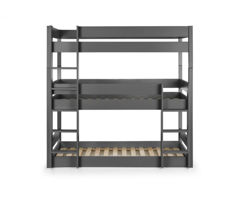 Trio Triple Sleeper Bunk Bed - Anthracite