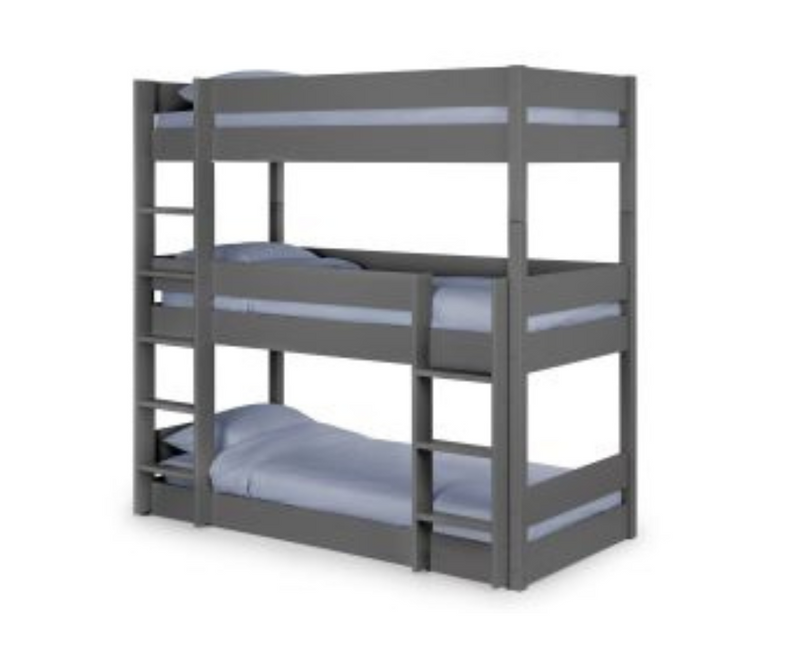 Trio Triple Sleeper Bunk Bed - Anthracite