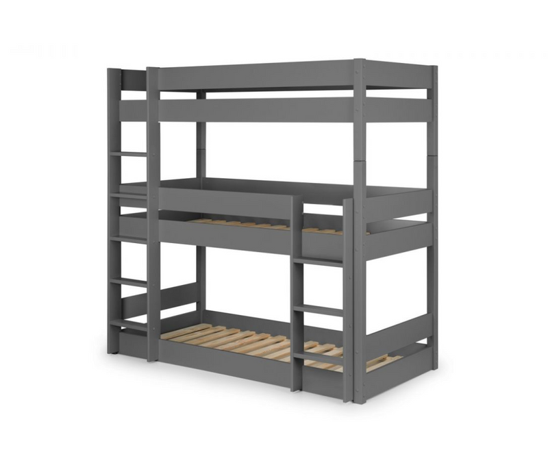 Trio Triple Sleeper Bunk Bed - Anthracite