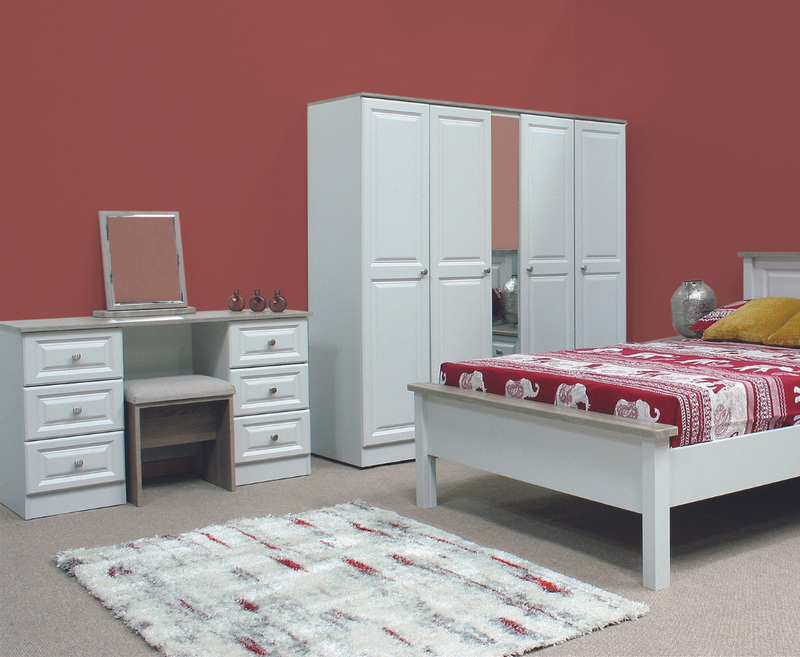 Trufflestone 2 Door/2 Drawer Combi Robe