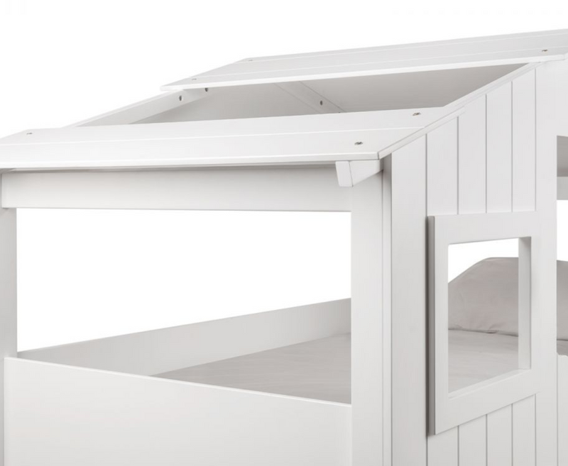 Treehouse Bunk Bed Frame - White